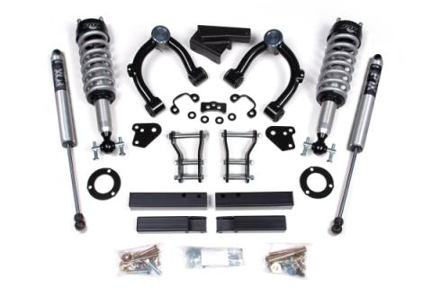 3.5 Inch Lift Kit FOX 2.0 Coil-Over Ford Ranger 19-23 4WD Cast Aluminum Fox 2.0 Performance Shocks