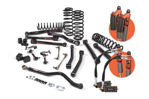 2018-2023 Jeep Wrangler JL 2 Door 3 Inch J-Krawl System Rubber Fox 2.5 IFP PS Front/Rear HD Rate Coils JSPEC