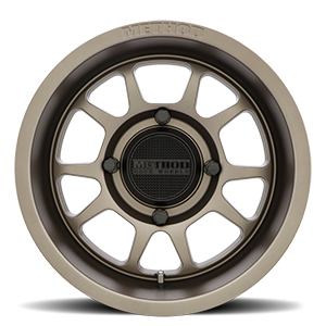 Aluminum Wheels 15x8 MR409 Bead Grip UTV Bolt Pattern 4 On 156 Offset 0 Lip Size 3.15 Steel Grey GY Method
