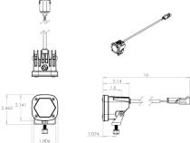 LED Light Pods S1 Spot White Single Baja Designs