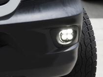 Squadron Pro Fog Pocket Kit 19-24 Sprinter 1500/2500/3500 (Wide Cornering; Clear)