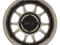 Aluminum Wheels 15x8 MR409 Bead Grip UTV Bolt Pattern 4 On 156 Offset 0 Lip Size 3.15 Steel Grey GY Method